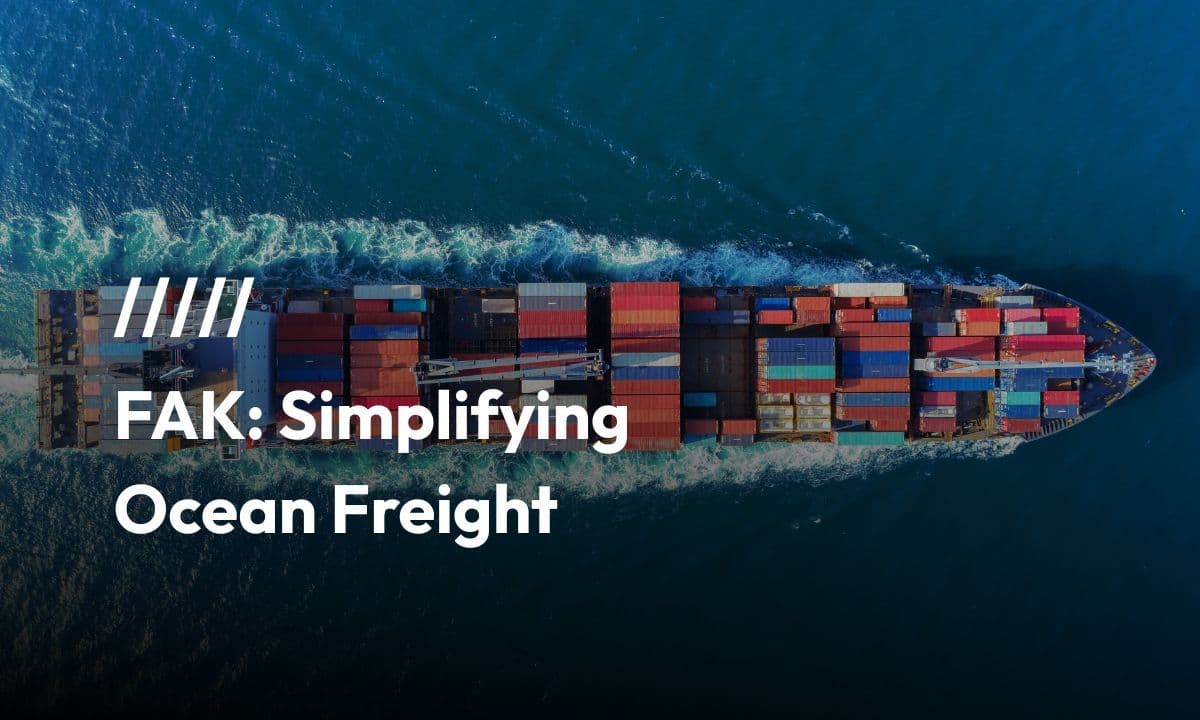 FAK: Simplifying Ocean Freight