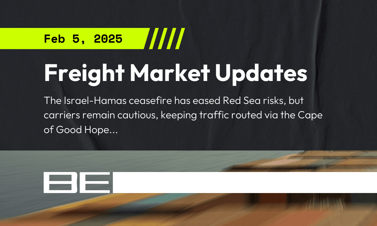 Freight market update - 5 February 2025