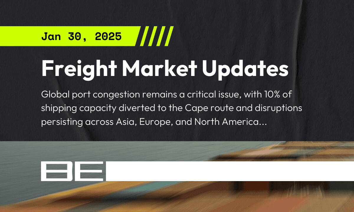 Freight market update - 30 January 2025
