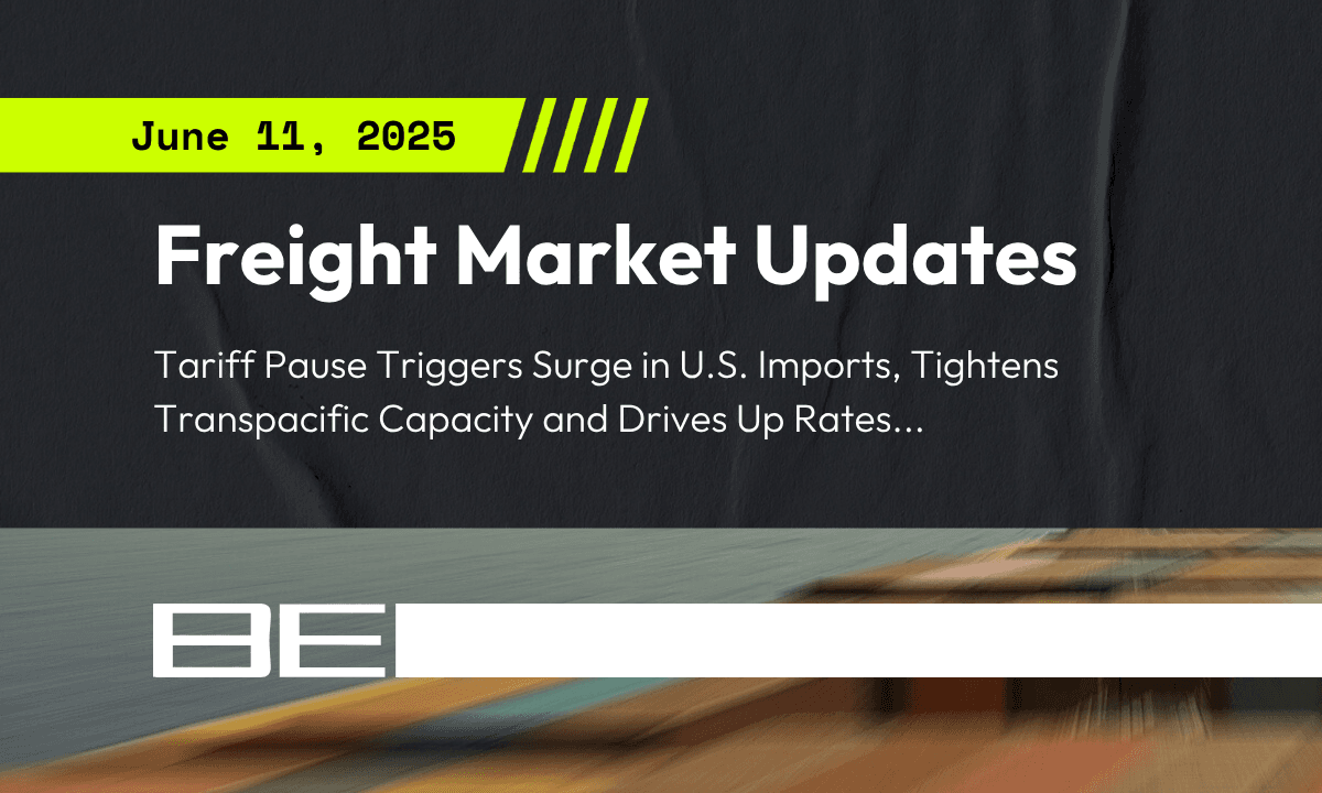 Freight market update - 11 June 2025