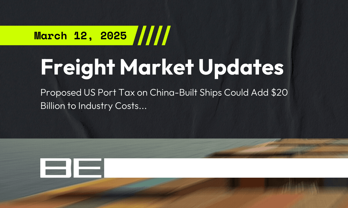 Freight market update - 12 March 2025