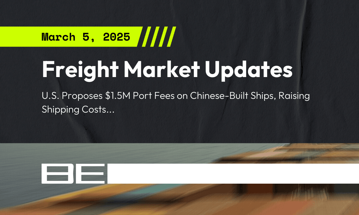 Freight market update - 5 March 2025